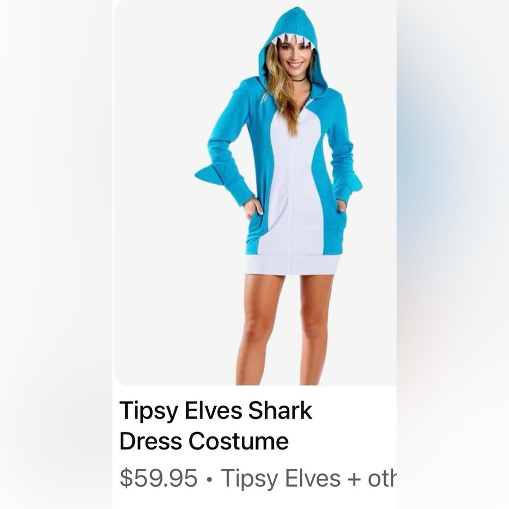 Tipsy Elves Shark Dress Costume